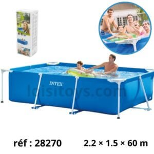 Piscine Metal Frame Junior rectangulaire 2,20 x 1,50 x 0,60 m