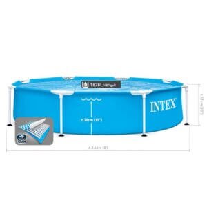 piscine Metal Frame ronde 2,44 x 0,51 m