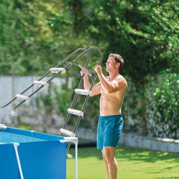 ⁦Piscine Metal Frame Junior rectangulaire 2,20 x 1,50 x 0,60 m⁩ - الصورة ⁦3⁩