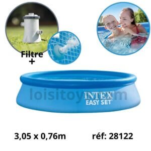 piscine gonflable 3,05 x 0,76 m avec filtre