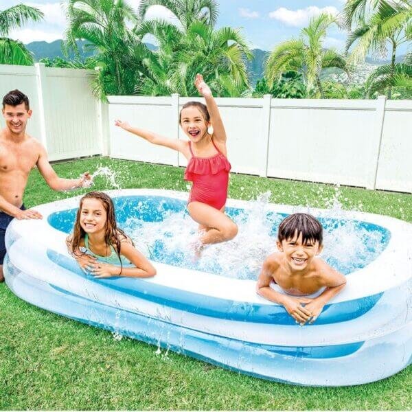 مسبح صغير عائلي من intex 2,62×1,75m×56cm