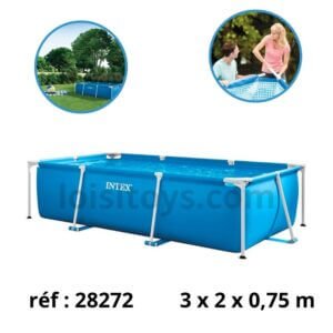Piscine Metal Frame Junior rectangulaire 3,00 x 2,00 x 0,75 m