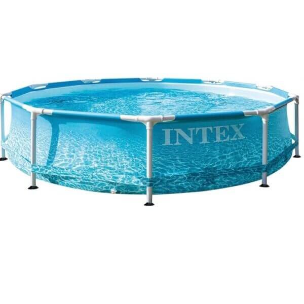 Intex piscine beachside metal 305x76cm
