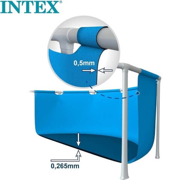 ⁦Intex piscine beachside metal 305x76cm⁩ - الصورة ⁦3⁩