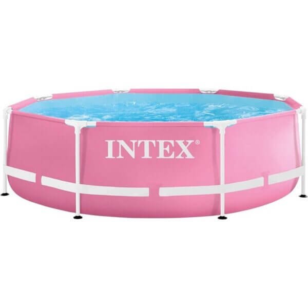 ⁦Intex piscine ronde rose 2.44mx0.76m⁩ - الصورة ⁦3⁩