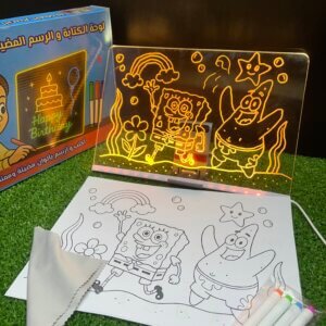 لوحة الرسم والكتابة المضيئة للأطفال