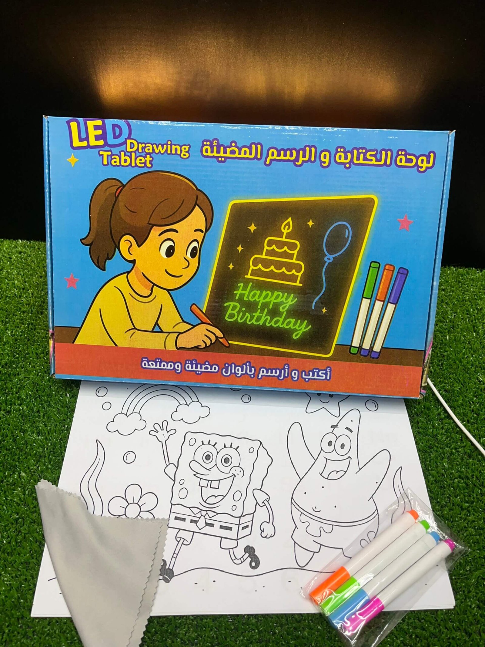 لوحة الرسم والكتابة المضيئة للأطفال - الصورة 5